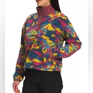 The North Face Cragmont 1/4 Snap Front Camo Fleece Jacket